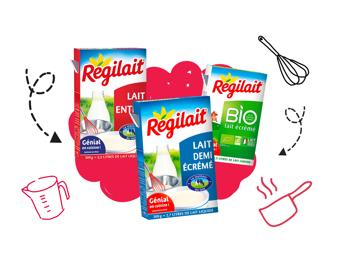 Régilait – Bien doser le lait en poudre pour se régaler