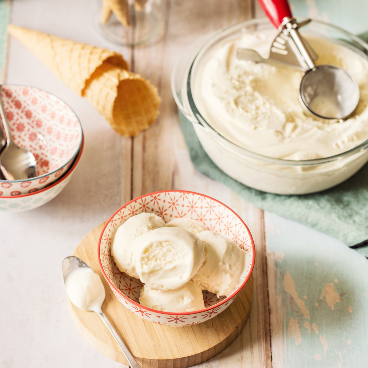 Recette de la glace vanille maison sans sorbetière - Régilait