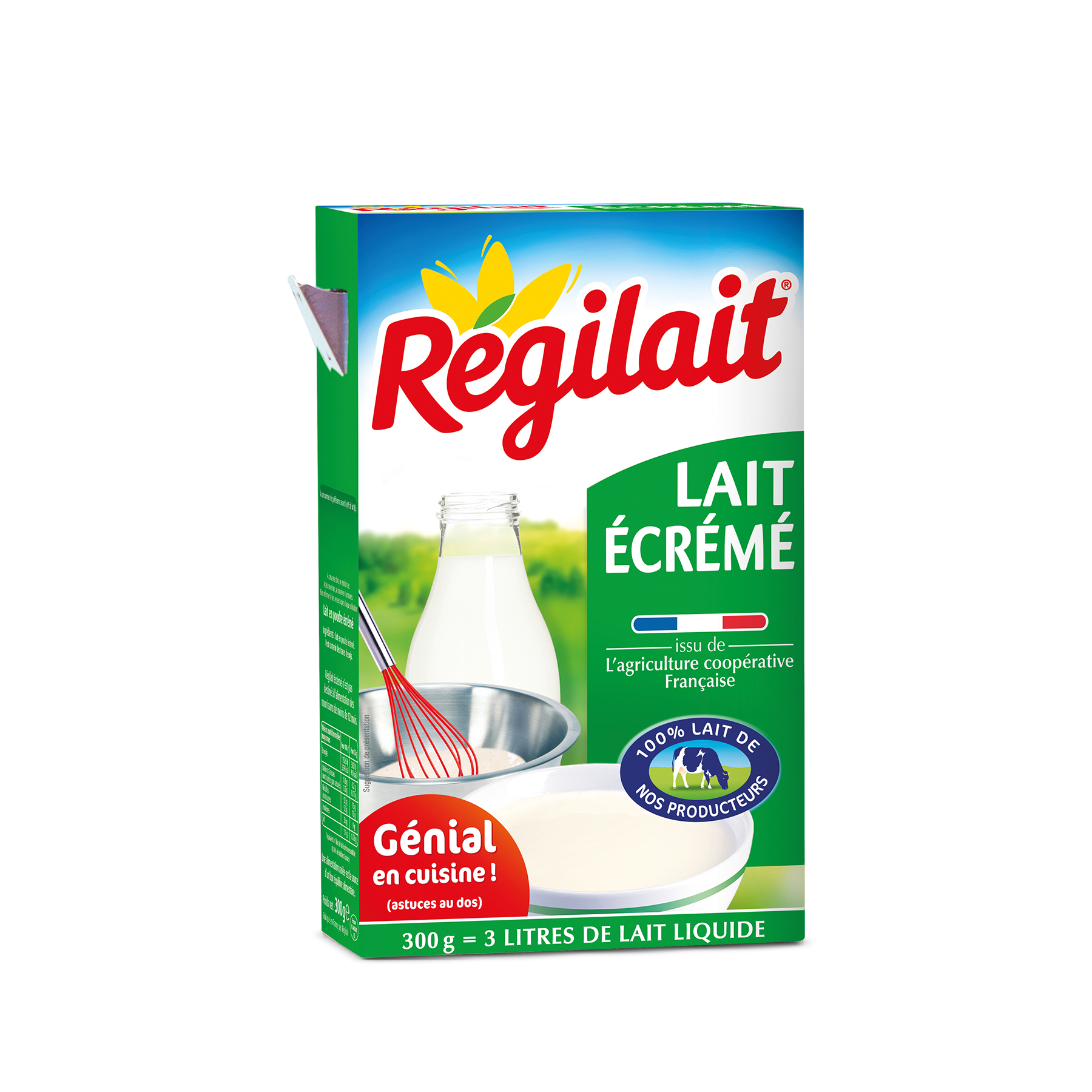Lait écrémé en poudre Régilait Lait écrémé en poudre Régilait