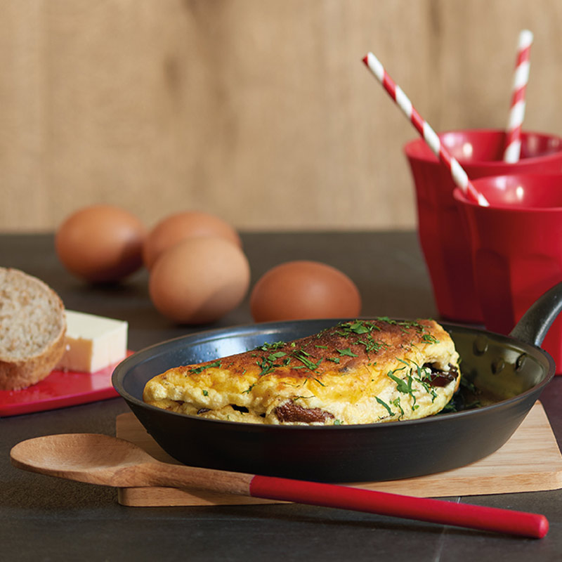 Omelette aux champignons - Régilait Omelette aux champignons - Régilait