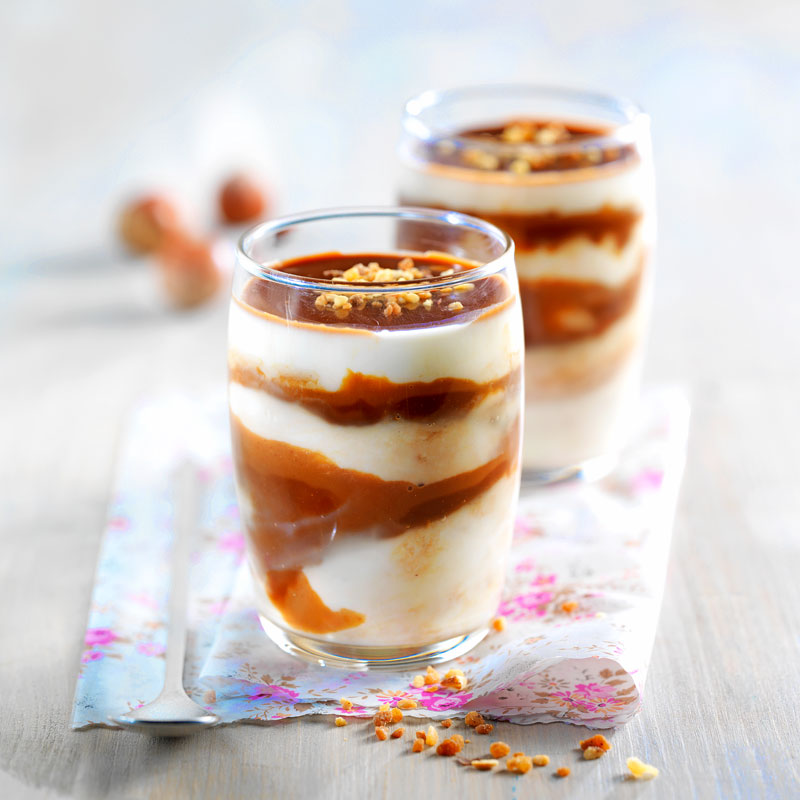 Recette panna cotta ChocolatNoisettes Régilait