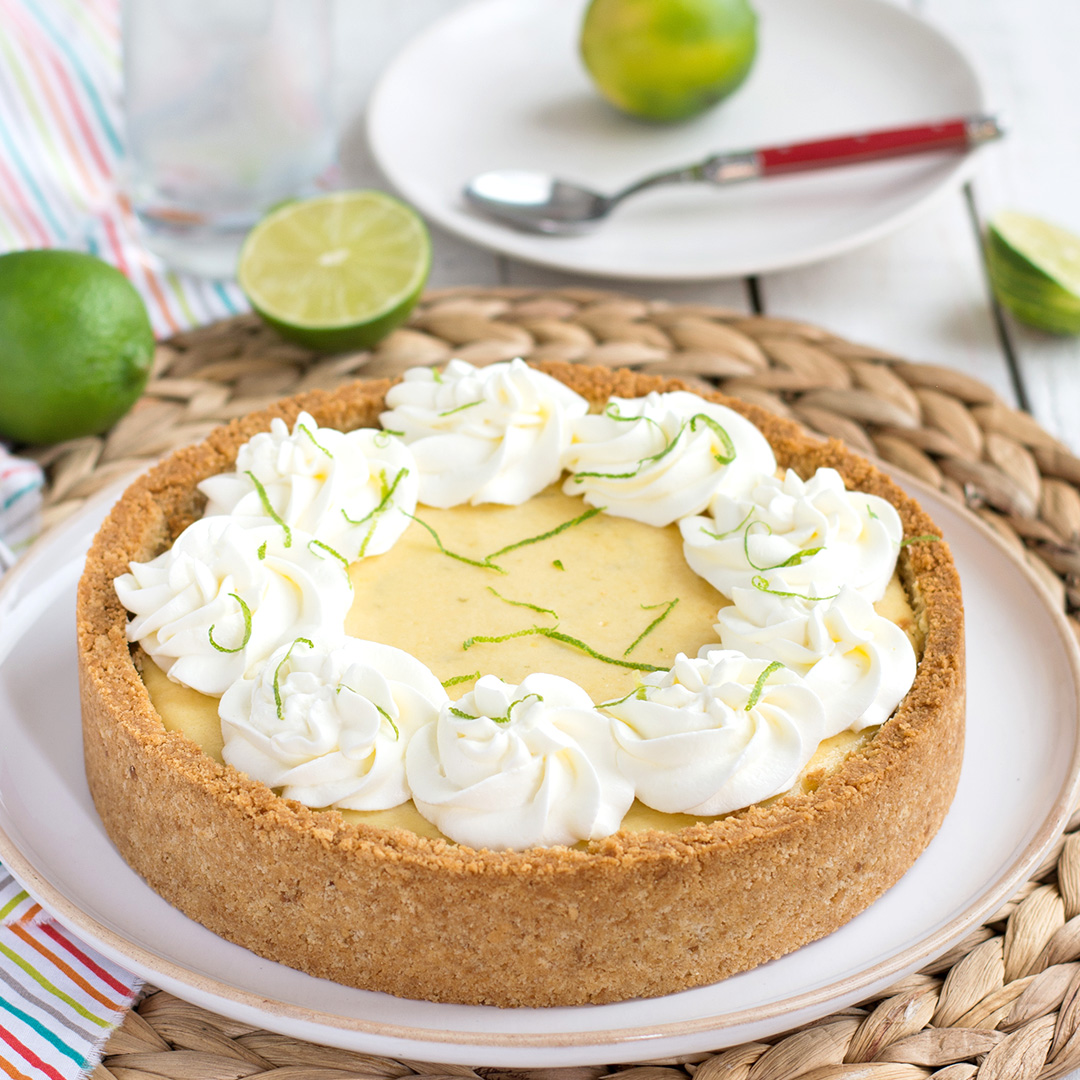 Key lime pie Tarte au citron