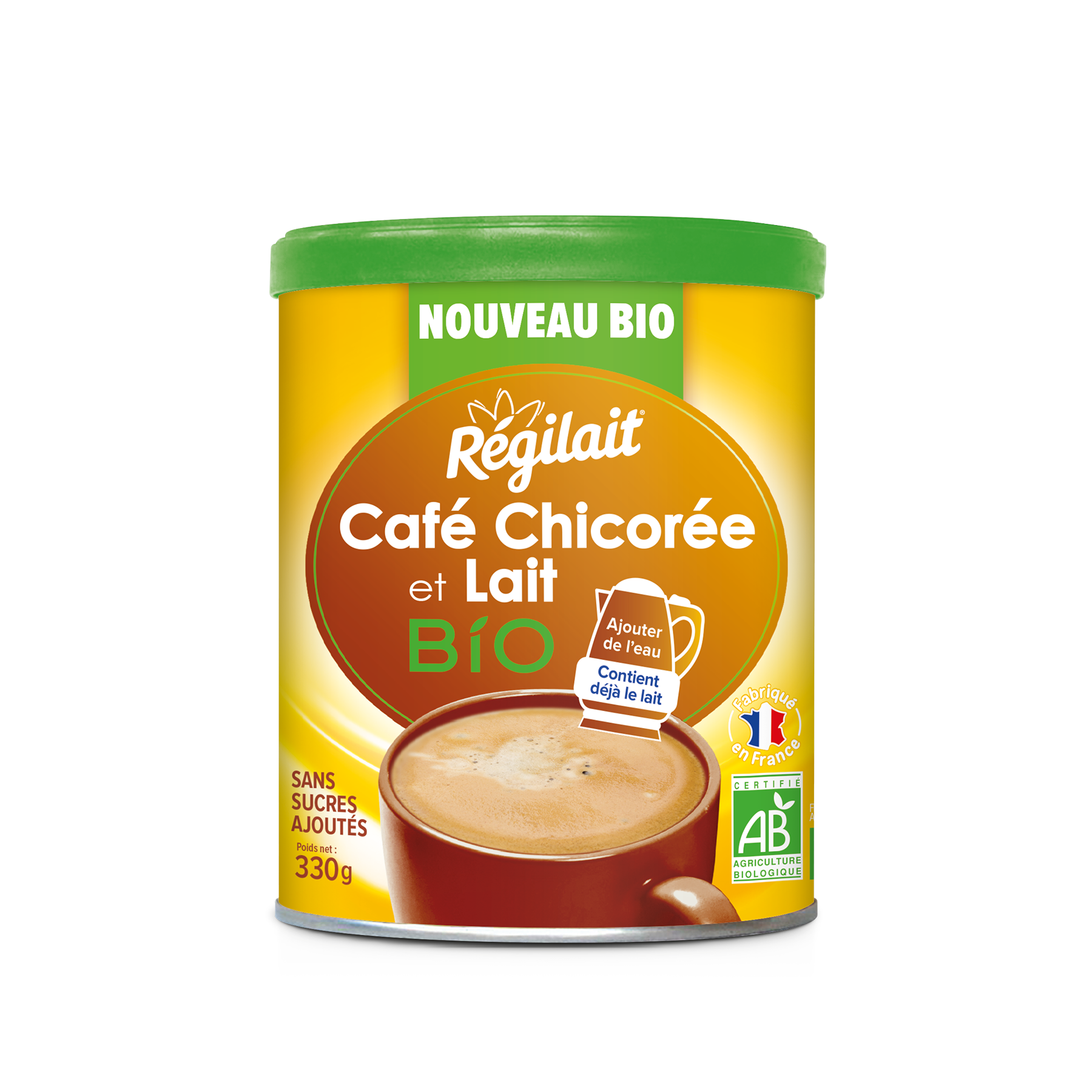 Café chicorée instantané BIO Régilait
