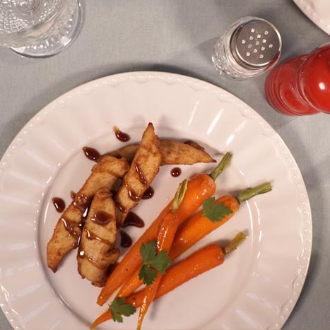 Chicken fillets with honey - Régilait