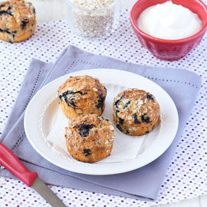 Blueberry muffins - Régilait