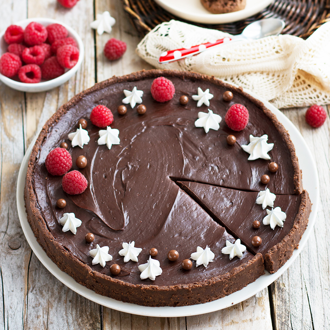 Tarte au chocolat sans cuisson - Régilait