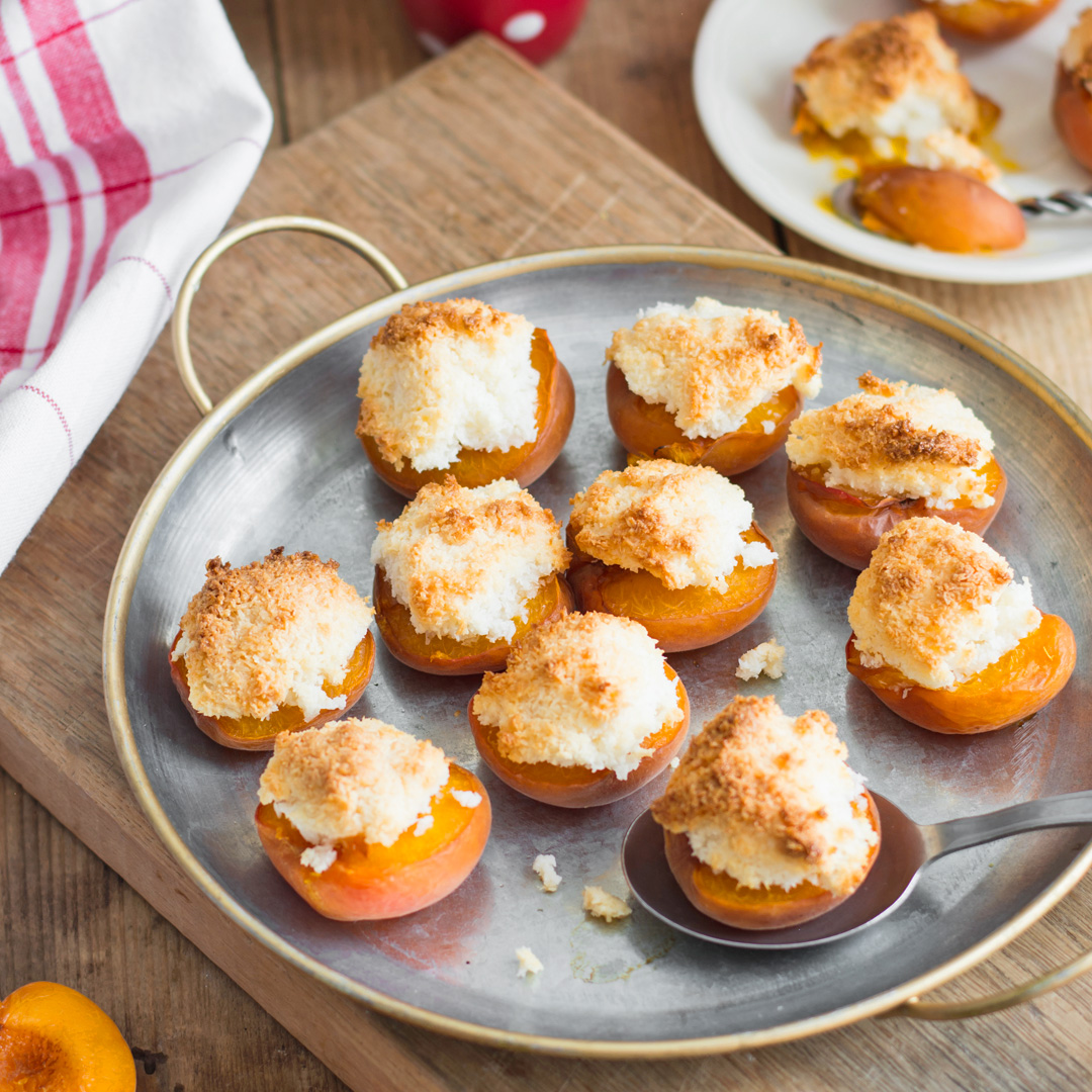 Abricots Farcis A La Noix De Coco Regilait