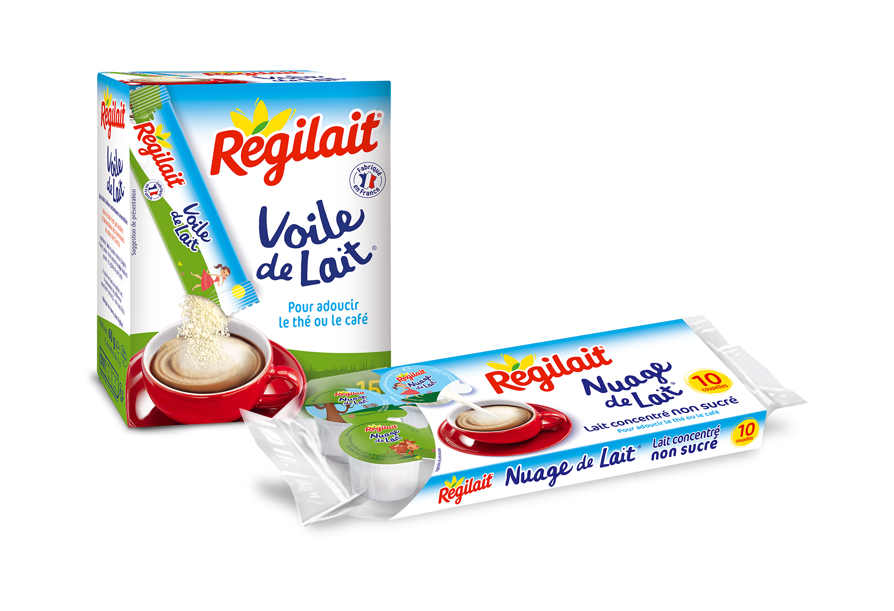 Dosettes de lait individuelles Régilait