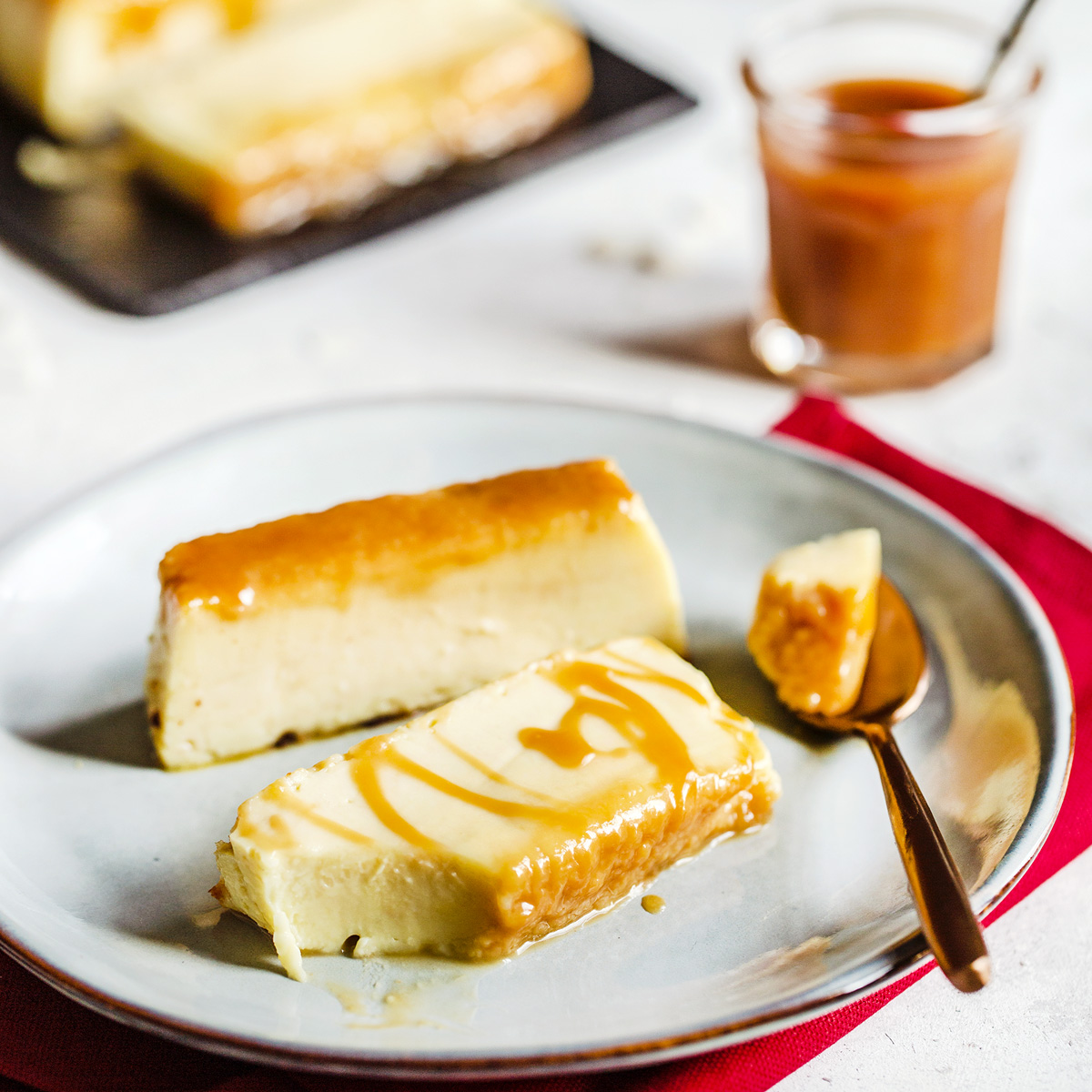 Flan à la noix de coco et caramel - Régilait
