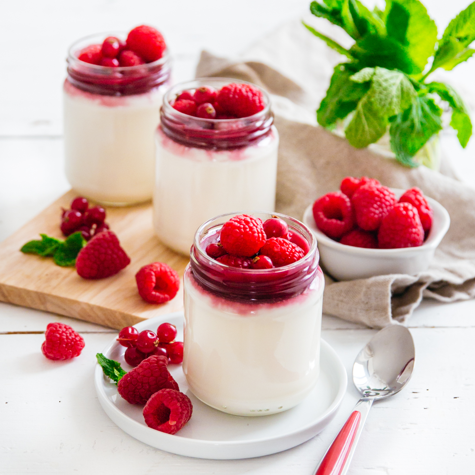 Recette de yaourt maison aux fruits rouges - Régilait