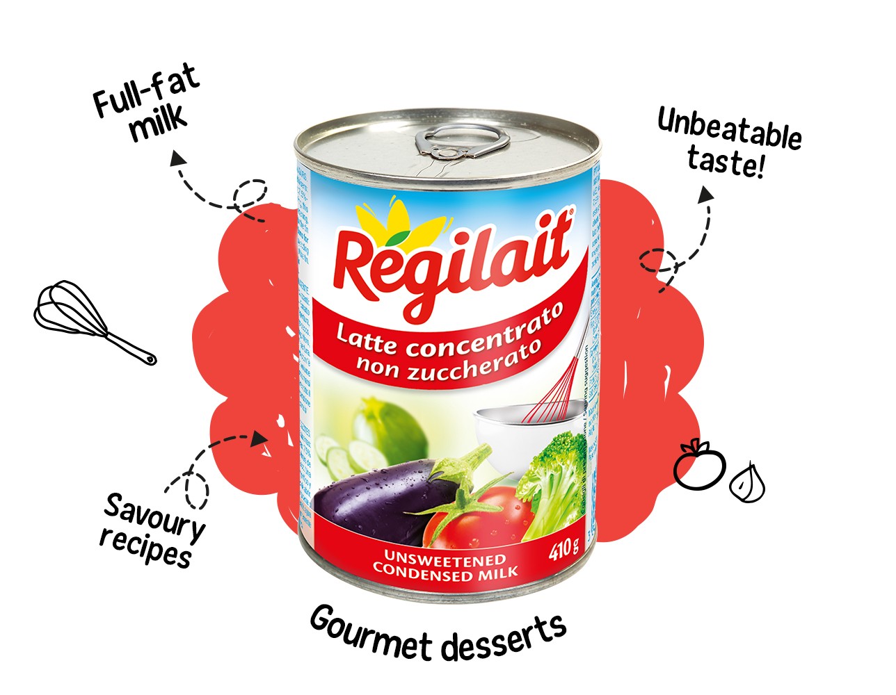 Full-fat unsweetened condensed milk