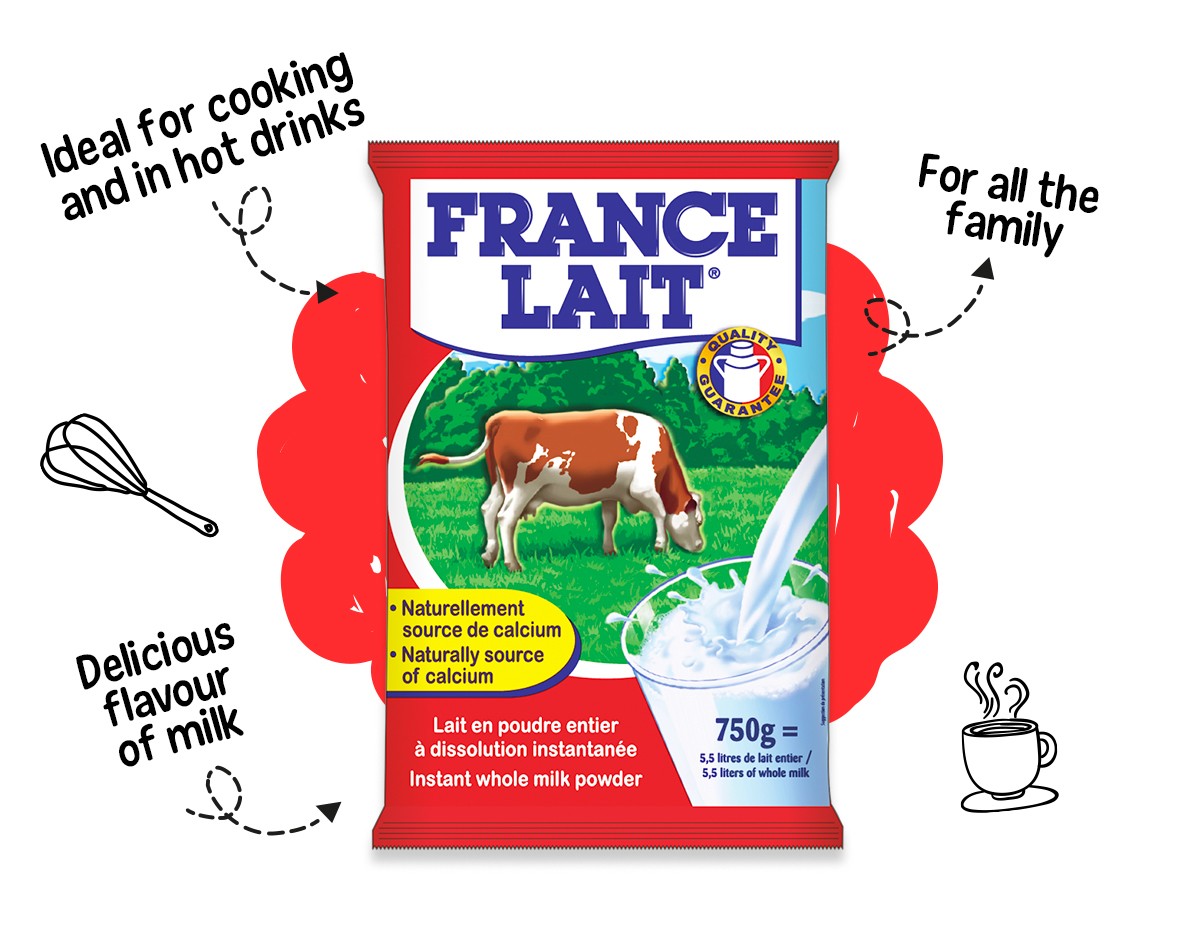 France lait full-fat powder