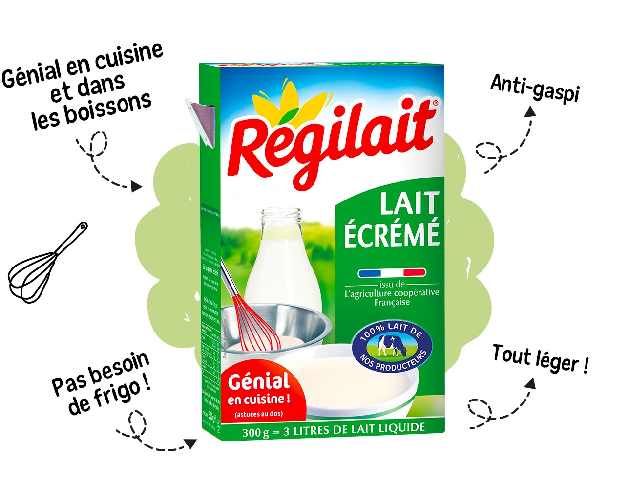 Lait écrémé en poudre