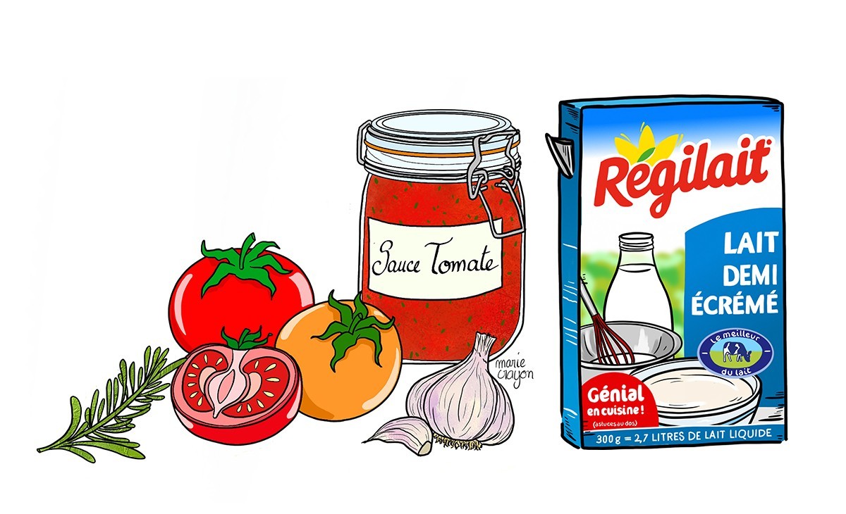 Comment préparer une sauce tomate moins acide ?