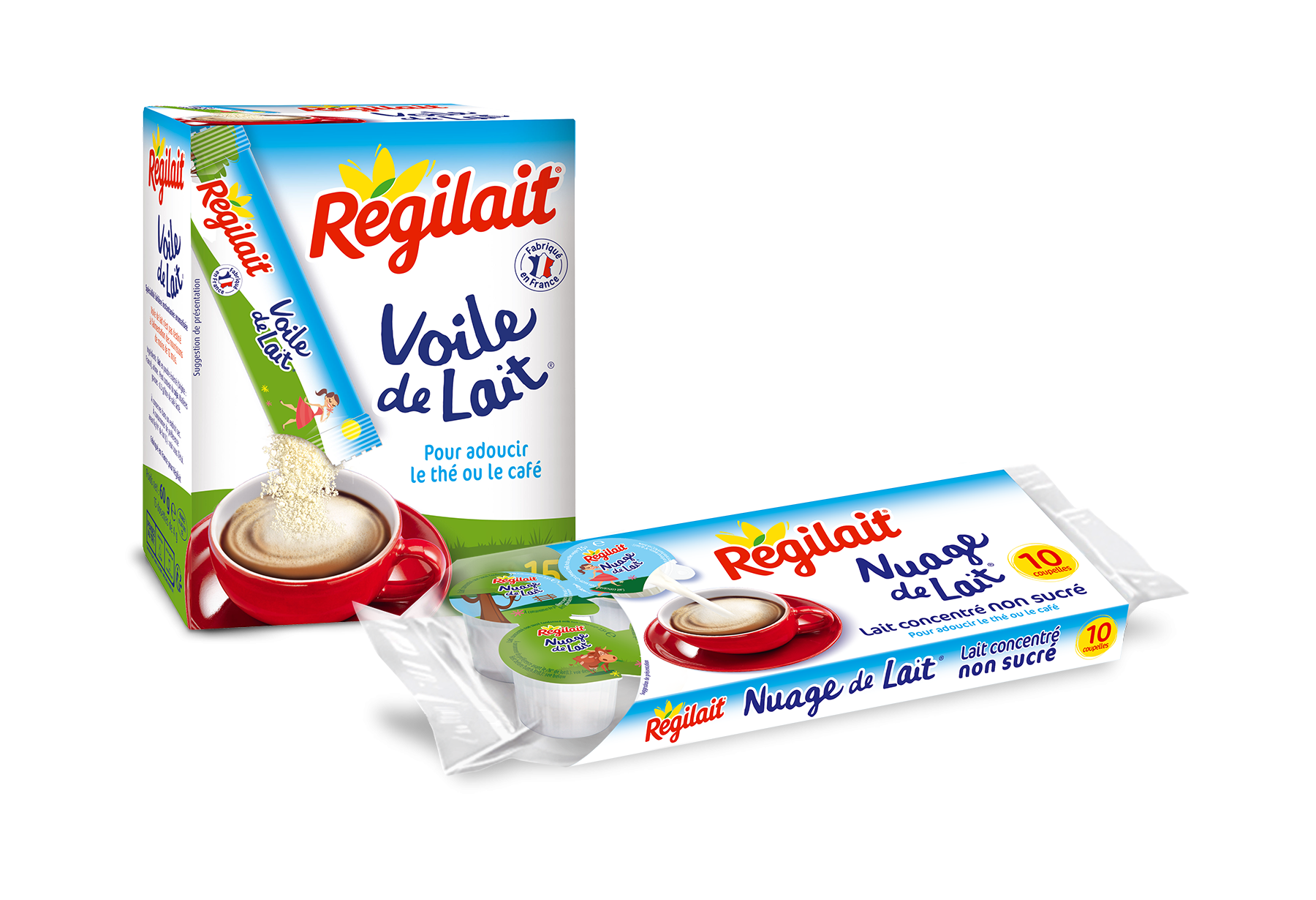 Nos dosettes de lait individuelles