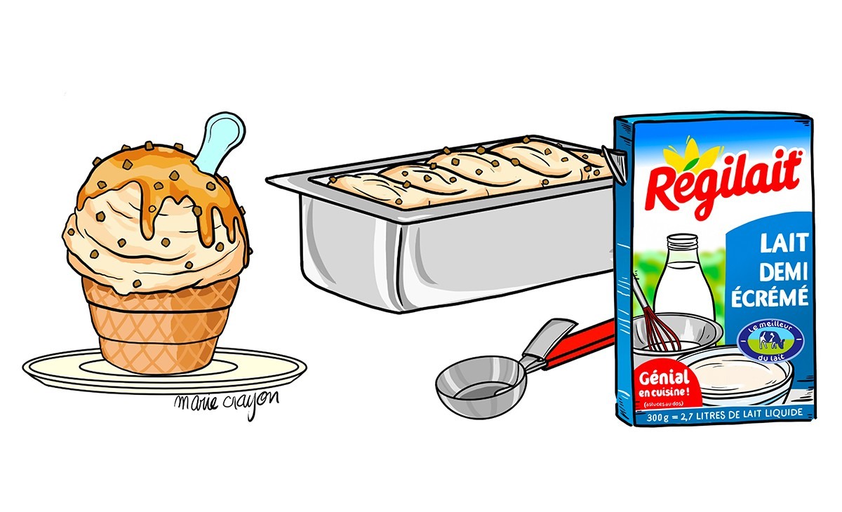 Comment obtenir une glace maison plus crémeuse ?