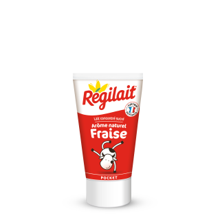 Lait concentré sucré fraise