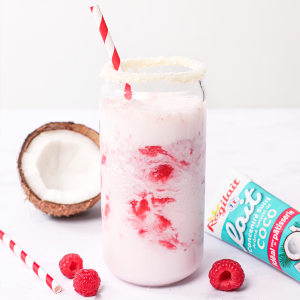 Frappé coco et framboise