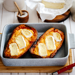 Butternut farcie au camembert