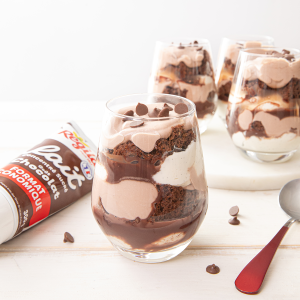 Verrines trifles au chocolat